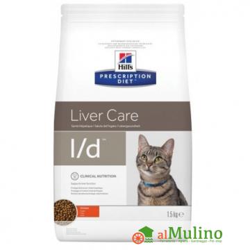 HILL'S - HILL'S LIVER CARE L/D POLLO KG1,5 CAT ++++