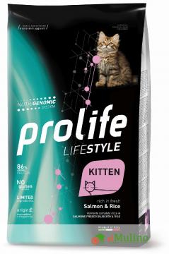  - PROLIFE LIFESTYLE GATTO KITTEN SALMONE E RISO GR.400